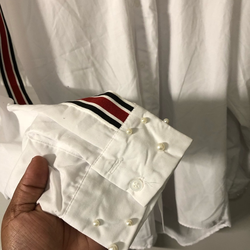 White button up shirt